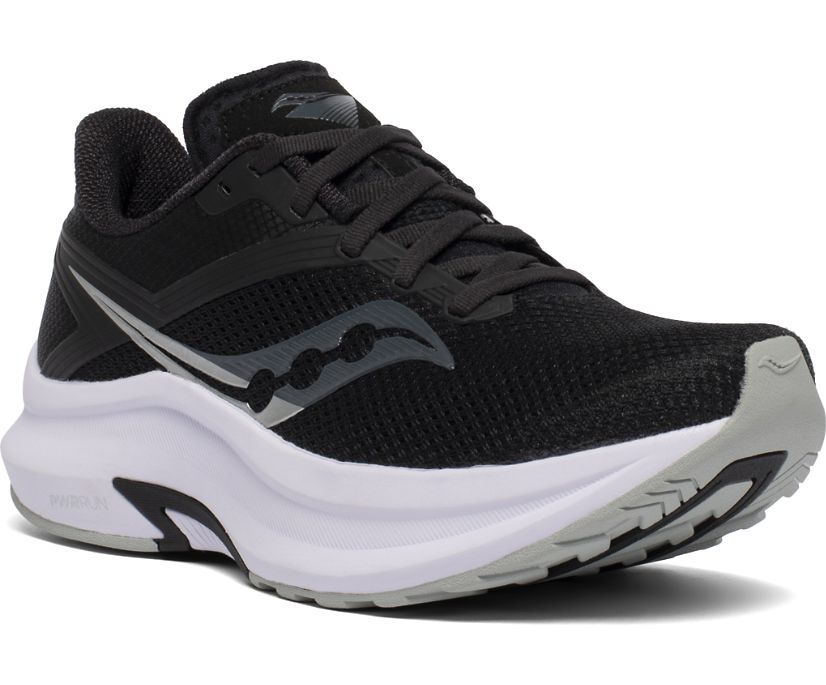 Women's Saucony Axon Running Shoes Black / White | Singapore 084YXFU